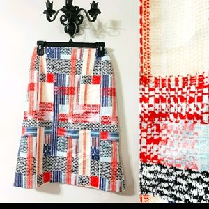 JM Collection Patch Quilt Skirt 1x
